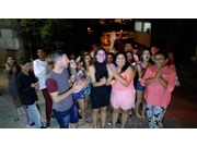 Carro de Mensagem no Parque no Maia